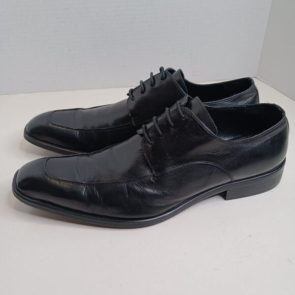 Via Spiga Thaman Men\'s Dress Shoes size 8M Oxford Black Leather main image 7